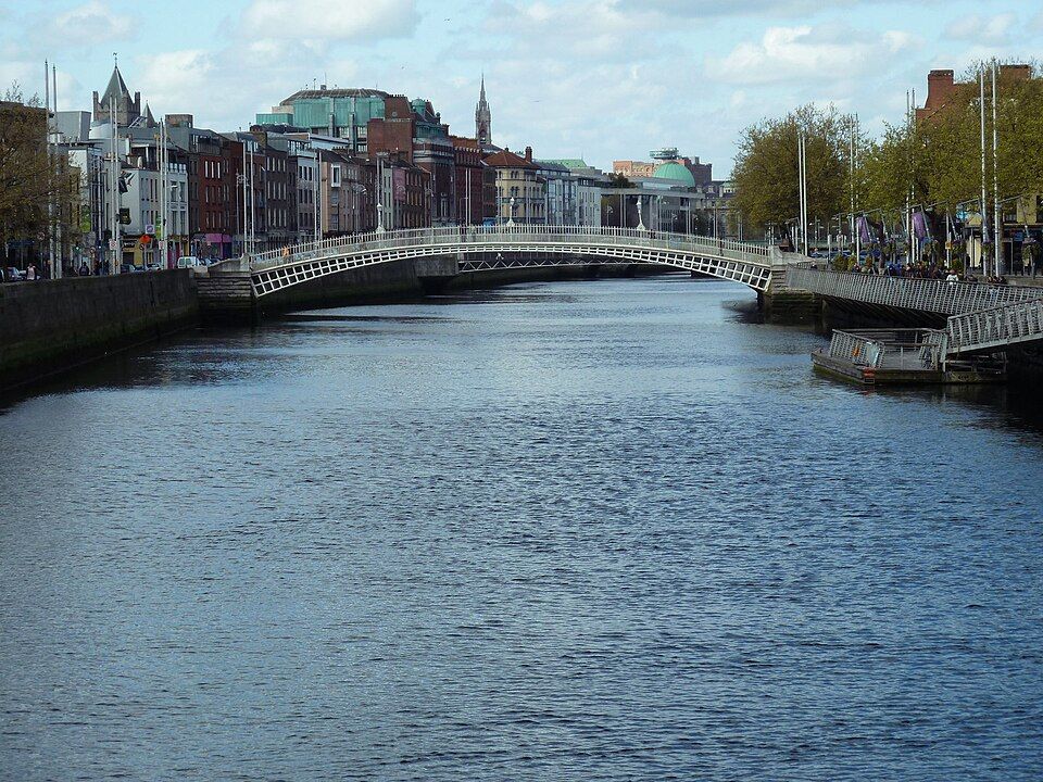 アイルランド・ダブリンのハーフペニー橋